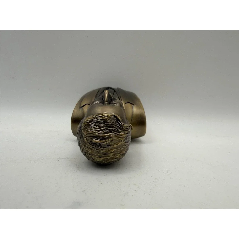 Theodore Roosevelt Bust Bronze Tone Presidential Statue Figurine Shelf Decor